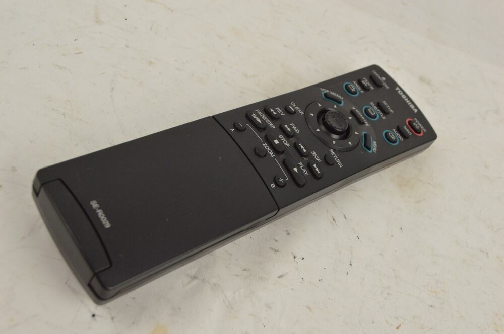 Toshiba SE-R0029 Genuine OEM DVD Player Remote Control Black